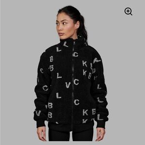 BLVCK Paris “Monogram” fleece jacket